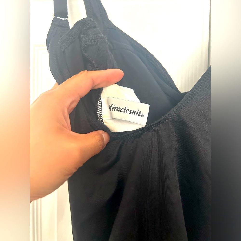 Black Miraclesuit Rock Solid Revele One Piece Swi… - image 8